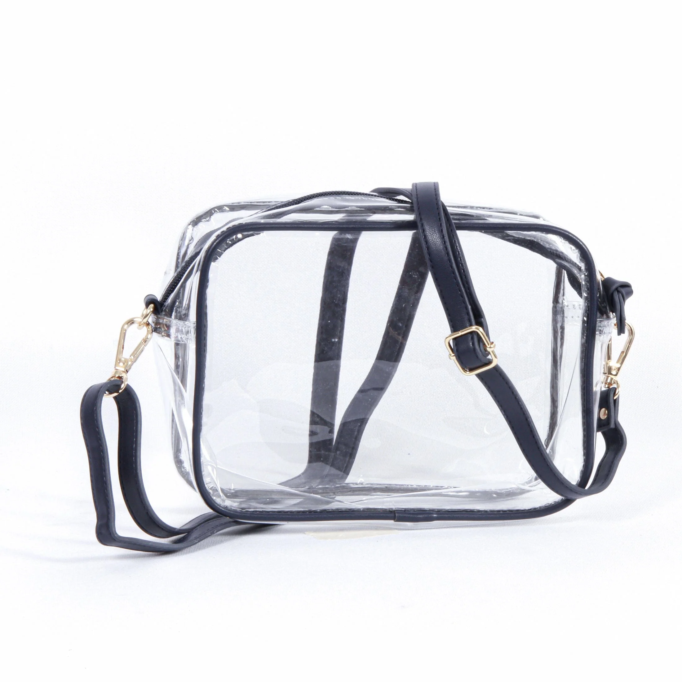 Bridget Clear Purse with Patterned Shoulder Straps - Texas State Tech - Image 2