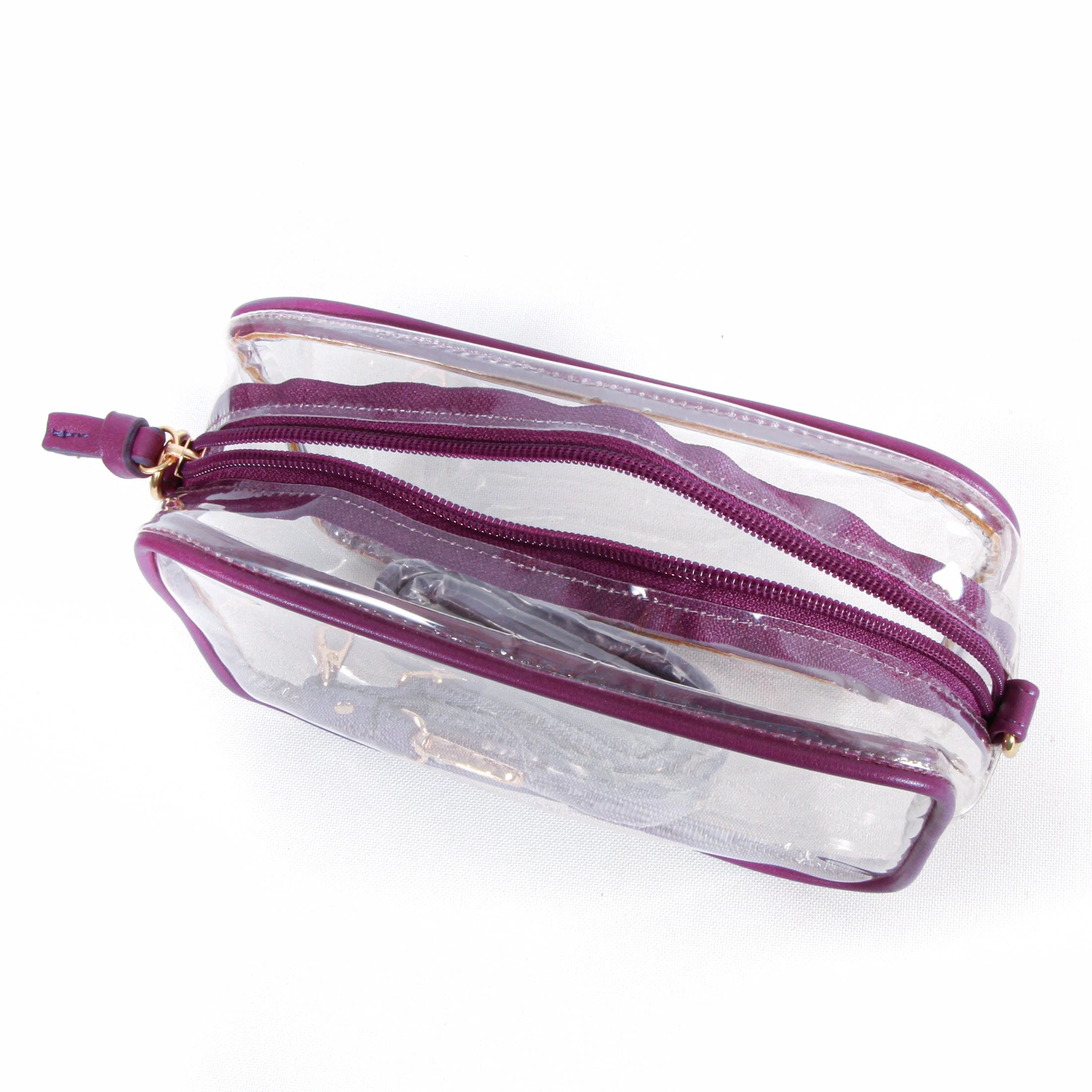 Bridget Clear Purse with Patterned Shoulder Straps - Central Arkansas - Image 3