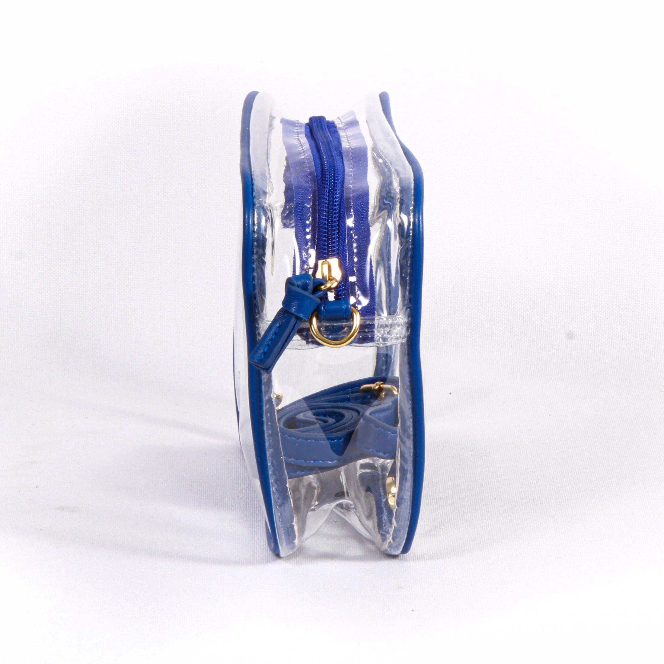 Bridget Clear Purse with Patterned Shoulder Straps - Kentucky - Image 4