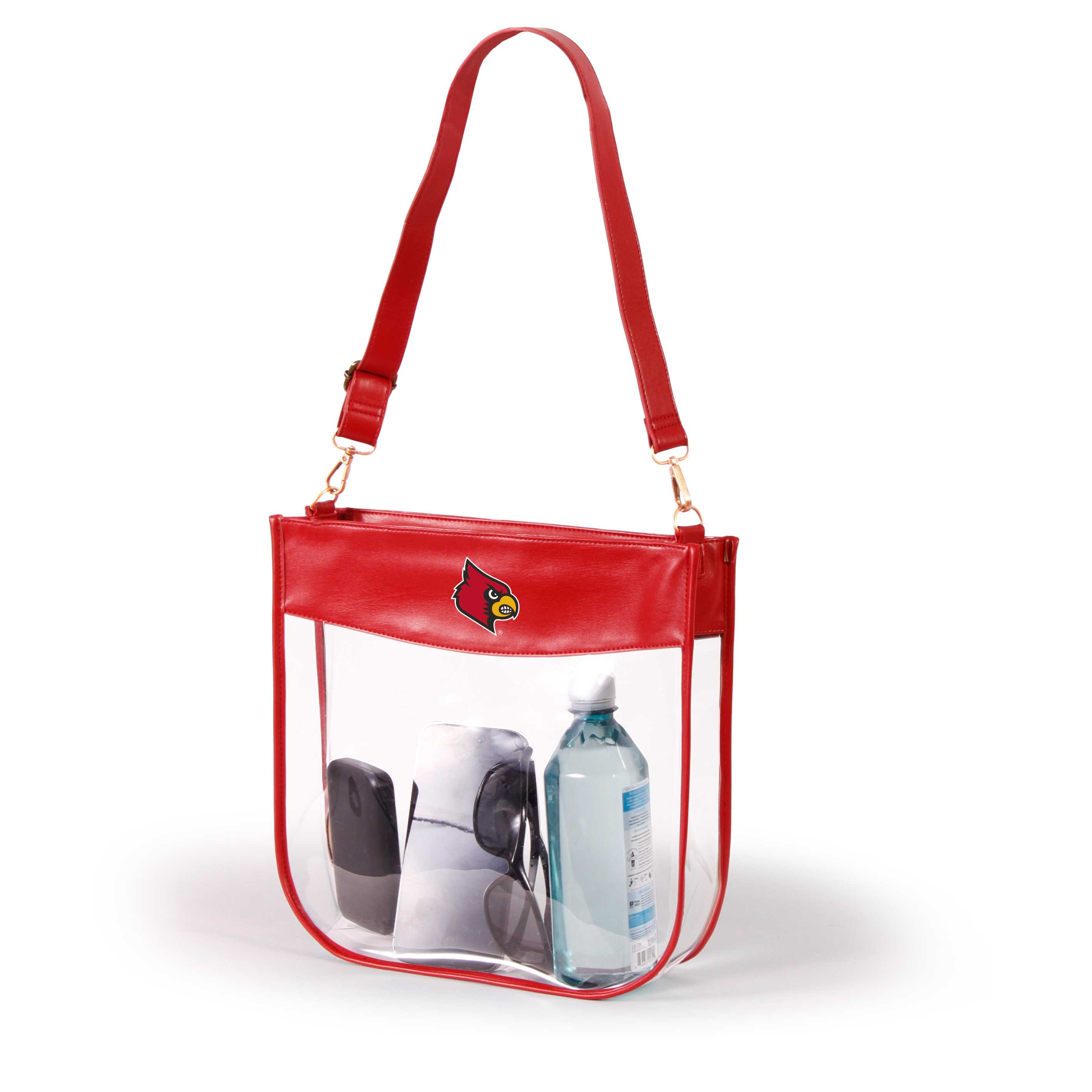 Louisville Large Clear Purse with Zipper  by Desden