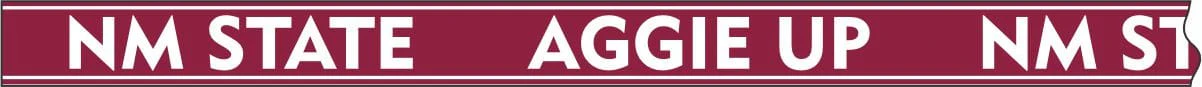 New Mexico State "Aggie Up" Beaded Purse Strap in Maroon and White by Desden - Image 3